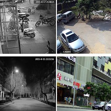 hisung 4路网络数字监控套装 用家 商铺 远程监控 手机监控
